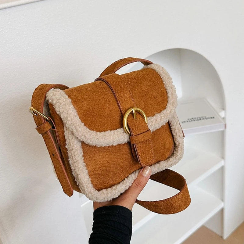 Autumn Winter Plush Bag Women's