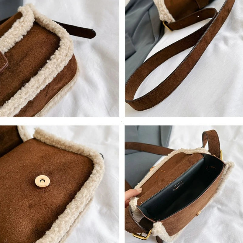 Autumn Winter Plush Bag Women's