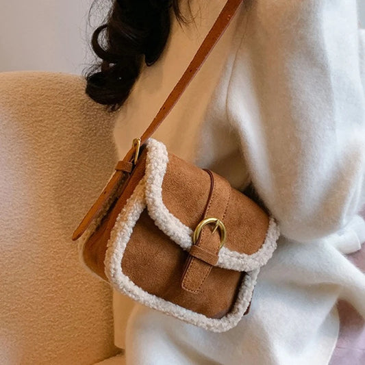 Autumn Winter Plush Bag Women's