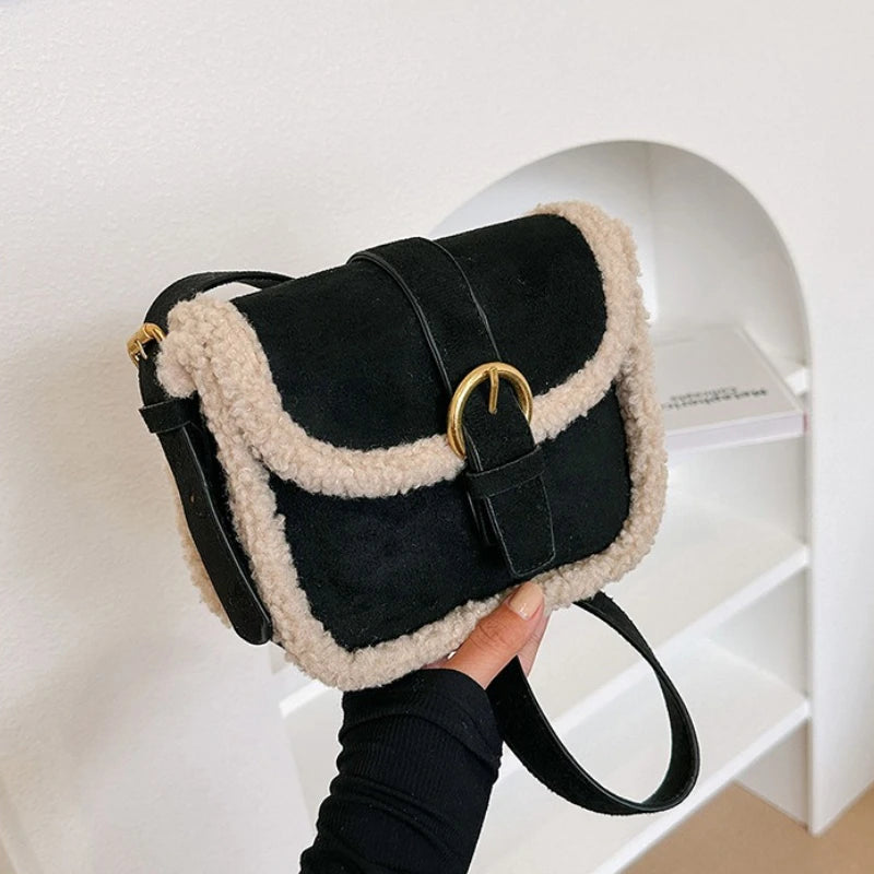 Autumn Winter Plush Bag Women's